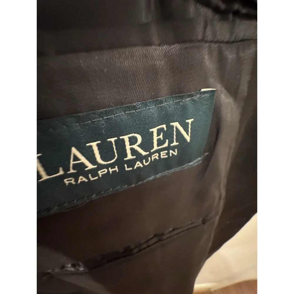 Lauren‎ Ralph Lauren Men's 100% Wool Blazer 50L Black Made in Canada